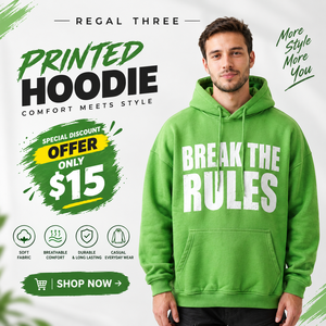Men's Premium Cotton Pullover <b>Hoodie</b> Oversized Baggy Heavyweight Pullover Hoodies Custom Printed Streetwear <b>Long</b> Sleeve Hoody - Product Image 1
