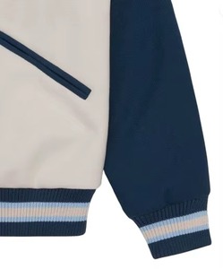 Blouson Bomber Sportif H-line Miami Cosplay Letterman Varsity avec Broderie Léopard Camouflage et Fermeture Éclair, Logo B, Hiver Formel - Product Image 3