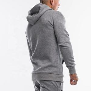 Outdoor <b>Jogging</b> Tracksuits Set Custom Men 65% Cotton 35% Polyester Hooded Jogger Sweatsuit Men's Gym Wear Tracksuit Sets for Men - Product Image 3