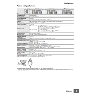 สาย EE-SX770A แบบบางสำหรับ Omron พร้อมเซ็นเซอร์ไมโครถ่ายภาพ - Product Image 2