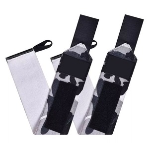 Correas de levantamiento de pesas ajustables de nailon con cierre de velcro para gimnasio, unisex - Product Image 1