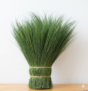 Brosse à balai en herbe naturelle, écologique, à poils moyens, pour le nettoyage des sols domestiques, style basique - Product Image 2
