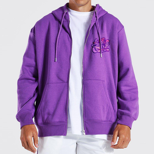 Sweat-shirt à capuche pour homme, coupe classique, en molleton, décontracté, uni, imprimé en sérigraphie, vêtements d'hiver - Product Image 1