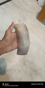 Meilleure qualité de tasse/verre de corne à boire Viking sculptée à la main aux prix les plus bas - Product Image 5