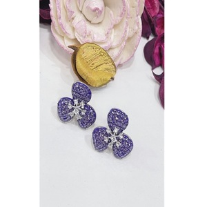 Elegantes Pendientes de Plata de Ley con Circonitas, de Primera Calidad, para Mujeres y Niñas, Ideales para Fiestas y Eventos Nocturnos - Product Image 2