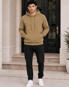 Sudadera con Capucha Unisex OEM Personalizada, Lisa, para Hombre, Oversize, 420G, Felpa Francesa, Ajuste Holgado, Estilo Vintage, Gruesa, Casual, Antiencogimiento - Product Image 4