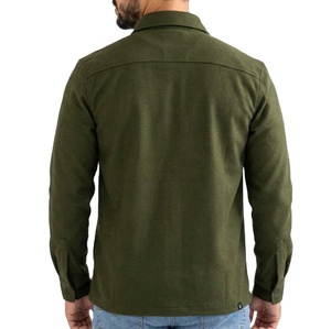 Camisa de Hombre Nueva Colección Primavera-Otoño 2026 de Manga Larga, Sarga de Poliéster/Algodón, con Cuentas, Casual, Lisa, Sin Plancha, Cierre de Botón Sencillo, Transpirable - Product Image 2