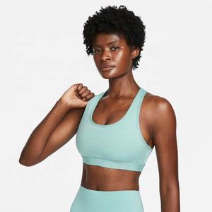 Soutien-gorge de sport OEM respirant à maintien élevé pour femme, idéal pour la gym et le fitness, avec logo personnalisé sur le devant et couleurs personnalisables - Product Image 1