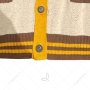 Suéter Iota personalizado, cárdigan transpirable de lana/acrílico, suéter de punto, ropa de fraternidad griega, calidad premium, invierno - Product Image 5