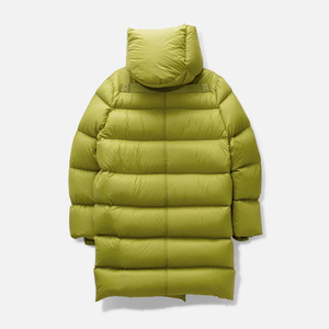Solid Trader High Quality <b>Snow</b> Weather Parka Smooth Zip Up Design Soft Layer Warmth Maintenance Long Puffer Jacket - Product Image 4