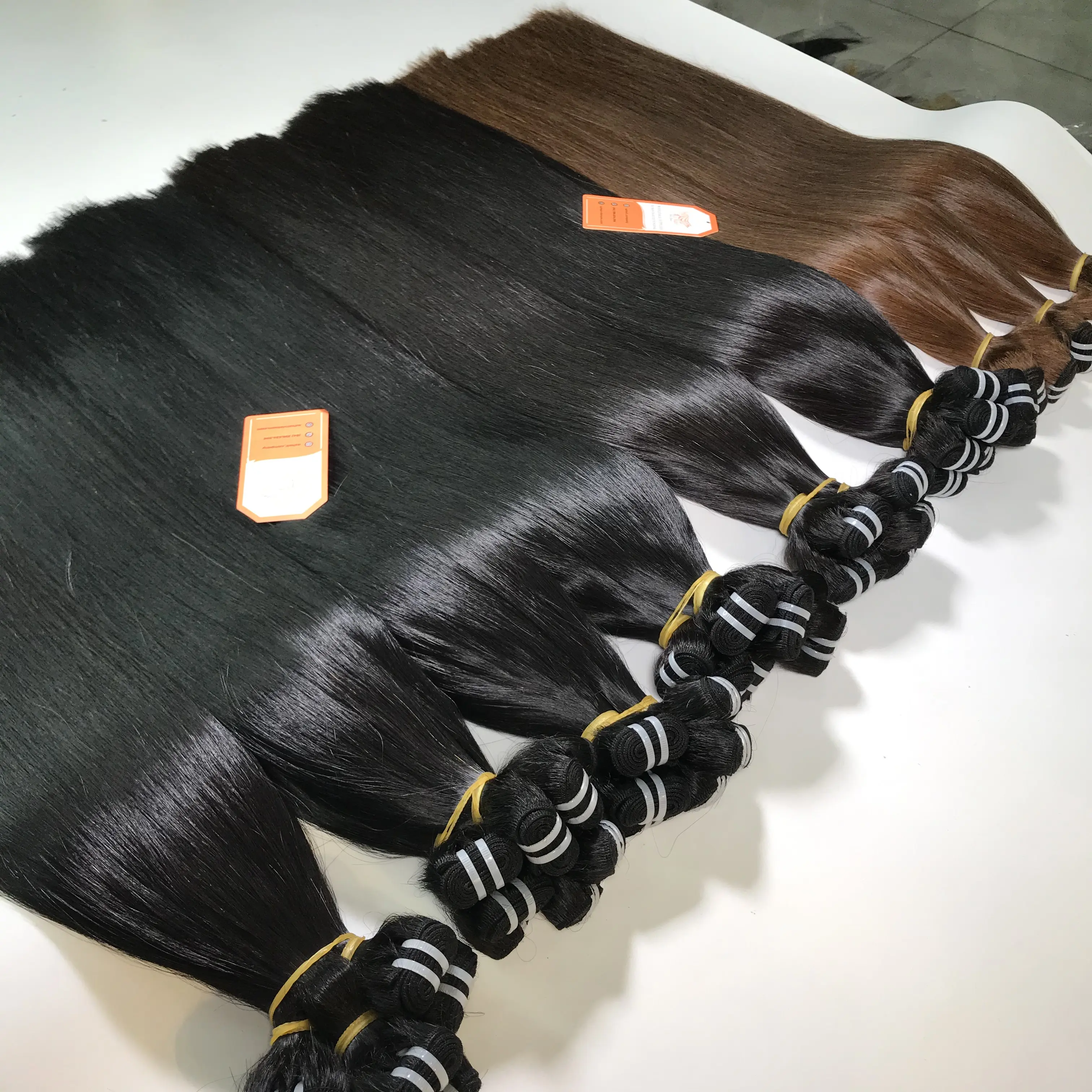 Weave Hair Extensions Wholesale Cheap Human Long Lasting 100% Pure Raw Unprocessed Virgin Raw Human Hair Vietnamese