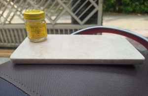 ชุดจานรองแก้วหินอ่อนธรรมชาติ 6 ชิ้น อุปกรณ์ตกแต่งโต๊ะบาร์หรูหราสำหรับบ้าน - Product Image 3