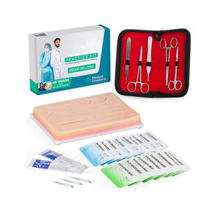 Kit de Herramientas de Sutura para Estudiantes con Portacuchillas, Pinzas Mosquito, Tijeras para Iris, Kit de Disección Médica de Acero Alemán de Dentavex - Product Image 3