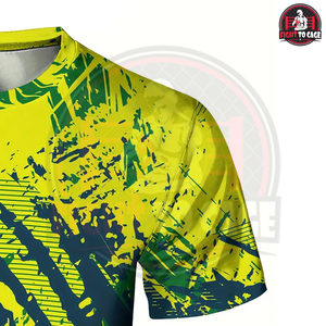 T-shirt tissé pour homme imprimé par sublimation, design personnalisé, polyester respirant, écologique, manches courtes, sport, décontracté, graphique - Product Image 4