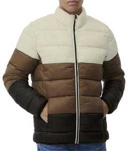 Veste matelassée grande taille pour homme, légère, à capuche, en duvet, 100% polyester, manches longues, pour l'hiver - Product Image 1