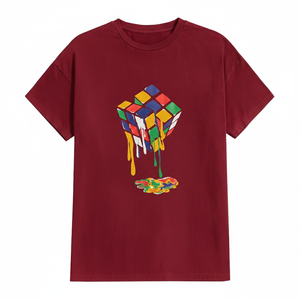 Camiseta Personalizada para Hombre |   Diseño en Blanco |   Ropa Urbana de Corte Regular Tejida en Algodón 100% |   Camiseta Casual de Manga Corta |   Sólido | - Product Image 1