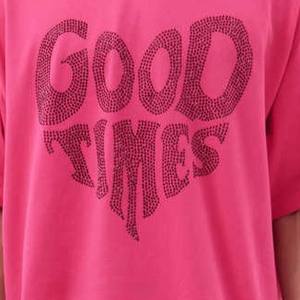 Camiseta Extra Grande Personalizada con Pedrería para Hombre, Camiseta de Algodón Estilo Urbano, Fabricante Mayorista OEM - Product Image 5