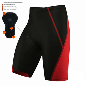 Pantalones Cortos de Ciclismo para Hombre, Negros y Azules, Acolchados, Ropa Interior de Ciclismo Transpirable, Mallas Deportivas Sin Costuras - Product Image 5