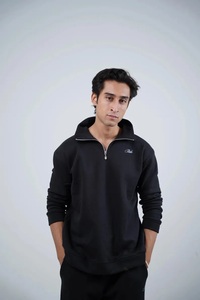 ชุดวอร์มผ้าฝ้ายฟลีซ - เสื้อคอเต่าซิป ¼ ตัว, ชุดเซ็ตฤดูหนาว - Product Image 4