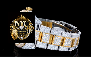 Reloj de Lujo con Diamantes VVS Moissanite, Diseño Esqueleto, Movimiento Mecánico, Joyería Hip Hop - Product Image 2