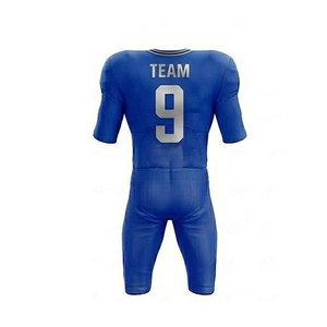 Ensemble de tenue de football américain de qualité supérieure avec maillot, pantalon et casque flexibles pour les joueurs masculins, pour les entraînements quotidiens - Product Image 3