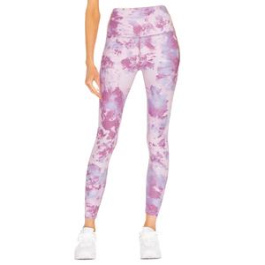 Woman Yoga Wear <b>Sexy</b> Women's Tie Die Set Comfortable Leggings Women's Tie Dye High Waist Sports Leggings - Product Image 2