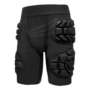 Best Quality Breathable Eco-Friendly Ice Hockey <b>Padded</b> Shorts 100% Polyester OEM Custom Service Made in Pakistan Men's Adult - Product Image 6