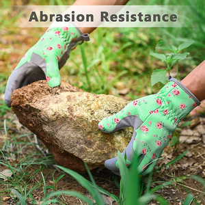Gants de jardinage haut de gamme personnalisés OEM/ODM, respirants, confortables, longueur poignet, antidérapants, compatibles écran tactile, en microfibre de polyester - Product Image 6