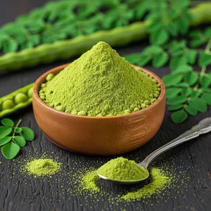 Polvo Puro de Hoja de Moringa para Aplicaciones en Productos Alimenticios Naturales, Polvo de Hoja Finamente Molido para Suministro al por Mayor y Comercial - Product Image 4