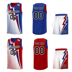 Conjunto de Pantalones Cortos y Camiseta de Baloncesto Reversibles Personalizados, Uniforme de Equipo Impreso, Ropa Deportiva Transpirable de Malla, Tallas Grandes, Secado Rápido para Hombres y Mujeres - Product Image 2