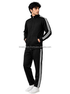 Conjunto Deportivo de 2 Piezas para Hombre, Chaqueta con Capucha y Pantalones Deportivos Casuales para Correr, con Bolsillos con Cremallera, Reversible, para Otoño e Invierno - Product Image 5