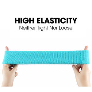 OEM Custom Embroidery Logo Summer Dry Breathable Comfortable <b>Thin</b> Cotton Non-Slip Sport Sweatband <b>Headband</b> for Cricket - Product Image 5