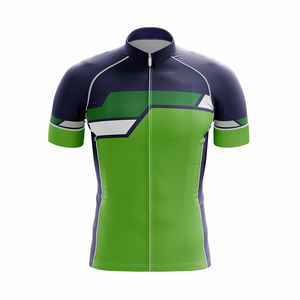 Uniformes de cyclisme VTT pour hommes personnalisés avec impression par sublimation, couleur unie, tissu coupe-vent et anti-UV, uniformes de VTT - Product Image 3