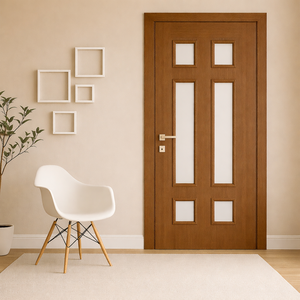 Puerta de Salida de Emergencia de Acero, Puerta de Seguridad Comercial con Barra Antipánico para Edificios Industriales - Product Image 1