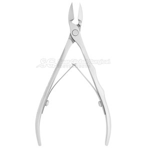 Cortauñas Profesional SAAR GLOBAL SURGICAL de Acero Inoxidable, Cuchillas Curvas, Puntas Afiladas, Apertura de Mandíbula Ancha, para Recortar Uñas de los Dedos - Product Image 2