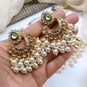Delicate Wholesale Indian Traditional Bridal <b>Wedding</b> Navratna Kundan Necklace Set Artificial Jewellery 2026 Stainless Steel Sets - Product Image 2