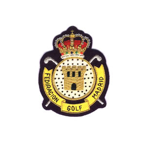 Badge de blazer de régiment en toile brodée, design personnalisé, haute qualité, avec épingle de sûreté, pour uniforme cérémoniel, prix usine bas - Product Image 5