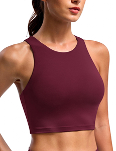 Haut de yoga pour femme imprimé en sérigraphie, conçu pour l'entraînement et le fitness, conçu pour résister à une utilisation fréquente sans perdre sa qualité - Product Image 3