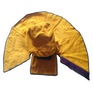 Casco de Soldadura de Cuero Vacuno, Resistente al Calor, Gorro de Trabajo para Pulir - Product Image 4