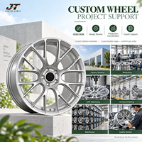 Jantes forgées multi-rayons en maille de 18 à 22 pouces, finition usinée argentée, 5x112 5x114.3 VIW-148 pour BMW Audi Mercedes-Benz