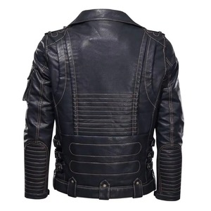 Vestes en cuir artisanales pour hommes, coutures uniques, best-seller, prix bas, résistantes à l'eau, pour l'extérieur. - Product Image 4