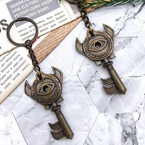 Llavero promocional Logotipo 3D personalizado Llaveros de metal Logotipo personalizado Dibujos animados Llavero lindo - Product Image 3