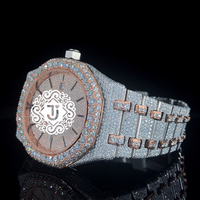 Montre à quartz analogique de haute qualité avec diamants moissanite taille baguette, de forme carrée, élégante, pour collectionneurs, à bon prix