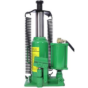 Martinetto idraulico pneumatico a bottiglia da 12 tonnellate/24000 libbre con intervallo di sollevamento di 9,8-19,3 pollici, interamente saldato, con maniglia manuale e pompa ad aria per auto - Product Image 2