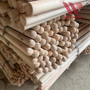 Wooden Broom Handle From Viet Nam, Mop Sticks Wood, Natural Eucalyptus Wooden Broomstick Broom and Dustpan Set with Long Handle - Product Image 4