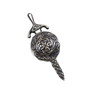 Kilt médiéval en laiton épée et bouclier TT-413 ABL - Product Image 1