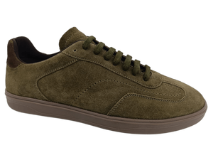 Chaussures habillées en daim marron pour hommes, à lacets, respirantes, avec semelle extérieure en caoutchouc antidérapante, semelle intermédiaire en cuir véritable, idéales pour le bureau et toutes occasions. - Product Image 1