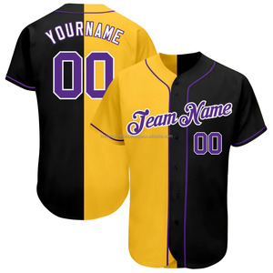Good Quality Two-Tone Baseball Jersey Best <b>Sales</b> Custom Design Baseball Multi Color Jersey Baseball Team Jerseys - Product Image 2