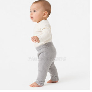 Leggings en coton pour bébé, doux, extensibles, respirants, à porter au quotidien, confortables, légers, taille élastique, vêtements décontractés - Product Image 3