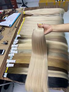 Compre Extensiones y Cabello Virgen Humano Remy Liso y Ondulado al por Mayor, Doble Trama a Máquina, Todos los Colores - Product Image 5